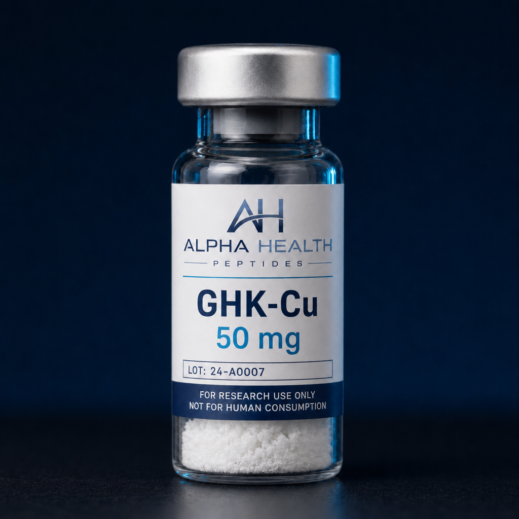 Alpha Health Peptides ghk cu 50 mg vial
