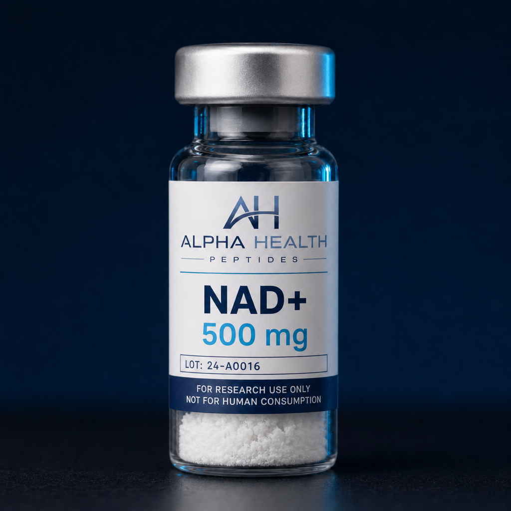 Alpha Health Peptides nad 500 mg vial