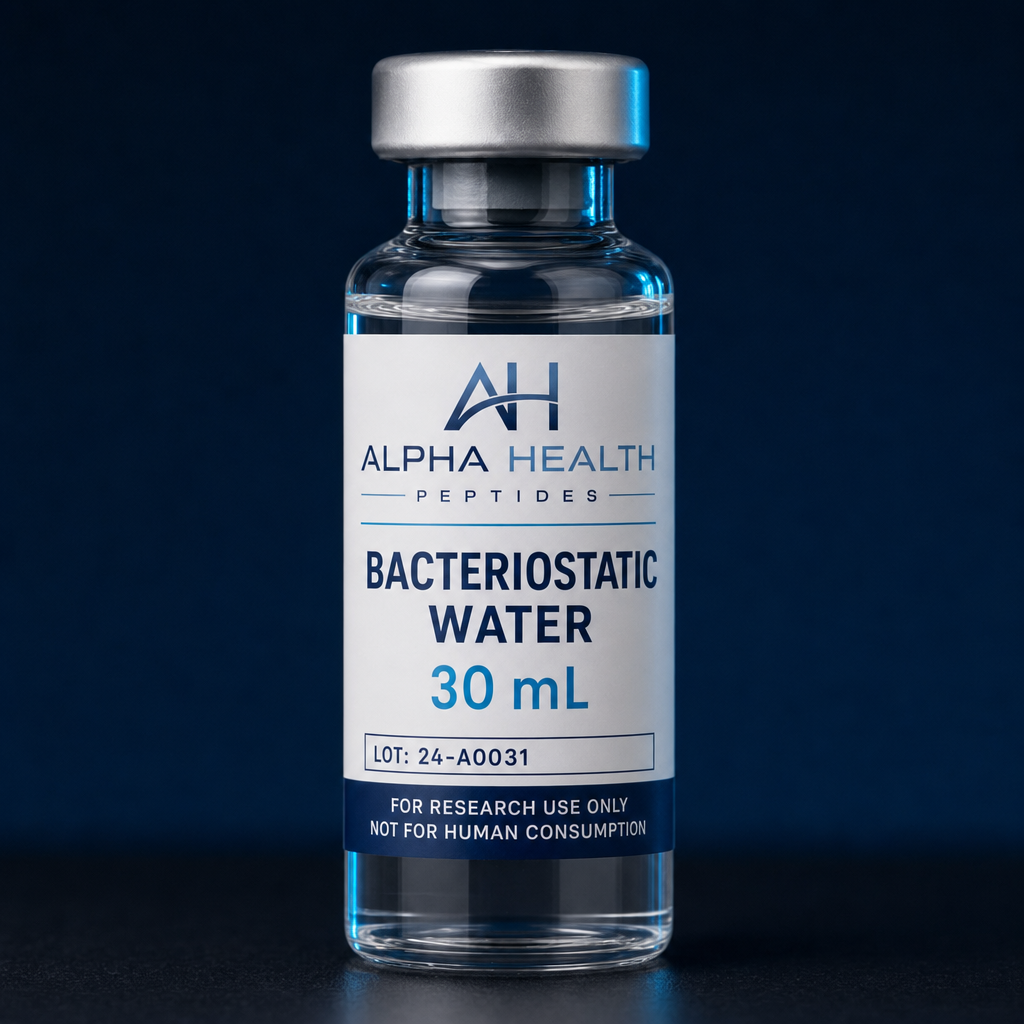 Alpha Health Peptides Bacteriostatic Water 30ml vial